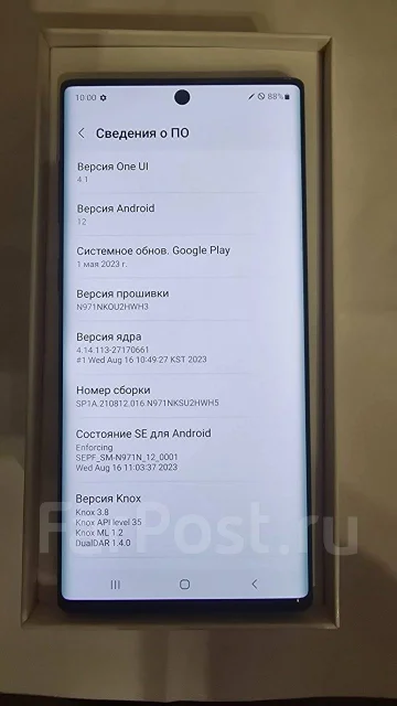 Samsung Galaxy Note 10. �/�, 256 ��, ����������, 5G, NFC ����