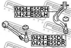 ����� ������ ������ ������! Mitsubishi Galant E52A 92 [178Febest0424E55RH] 0424E55RH ����