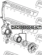 ��������� �������� ������� Mercedes BENZ W211E/ W220 [178Febestdac49880046KIT] DAC49880046KIT ����