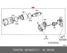 ������� Toyota.2810031111 2810031111 ����