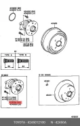 ��������� ������� ������ �� �������� (��������) Toyota.4245012100 4245012100 ����