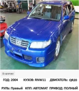 Nissan Avenir. RNW11, QR20 ����
