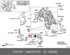 ����� �������� ���������� ����� Toyota 1660351010 1660351010 ����