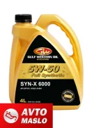 Gulf Western Oil Syn-X 6000. 5W-50, �������������, 4��. ����