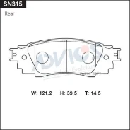 ������� ��������� Toyota Camry V70/RAV 4/Lexus RX 15- ������ Advics SN315 Advics SN315 SN315 ����