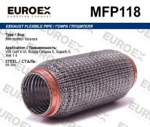 ����� ��������� VW Golf V-VI, Scoda Octavia II, Superb II, Yeti 1.4 (��������) Euroex ���. MFP118 MFP118 ����