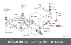������ ������������� �������� ������ ��� Nissan X-Trail, Nissan Murano, Nissan Qashqai / nissan 54618-3ja0c 546183JA0C ����