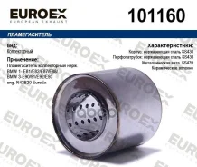 ������������� ������������ ����. BMW 1- E81/E82/E87/E88/ BMW 3-E90/91/E92/E93 eng. N43B20 Euroex Euroex ���. 101160 101160 ����