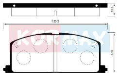 ������� ���������, �������� D2023 TO Corolla 83- Corona 83- Kormax KBP053 KBP053 ����