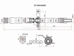 ��������� Mitsubishi ASX 10-20 / Outlander 05-12 Sat ���. ST-3401A022K ��� ST3401A022K ����