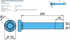 ���� ����������� BPW ����� M30x200x3.5 8.8 ������� ����� � ���������������� Sampa 101.132 101132 ����