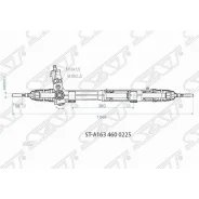����� ������� Mercedes BENZ ML 02-05 W163 (M14�1,5.16�1,5) SAT STA1634600225 STA1634600225 ����