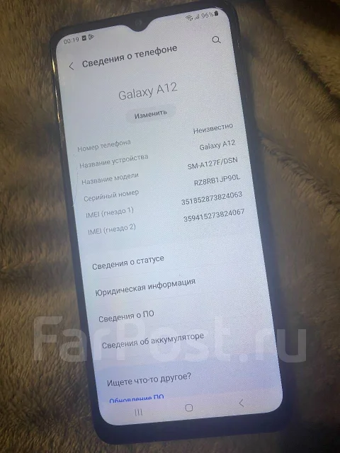 Samsung Galaxy A12. �/�, 128 ��, ������, 4G LTE ����