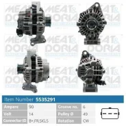 ��������� 14V 90A Ford Fiesta V, Mazda 2 (DY) Meat Doria 5535291 5535291 ����