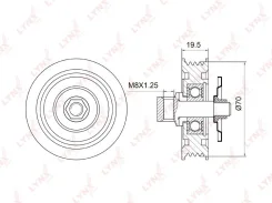 ����� �������� ���������� ����� LYNXauto PB5034 PB5034 ����