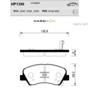 ������� ��������� �������� �����:Hardron Sangsin Brake HP1399 HP1399 ����