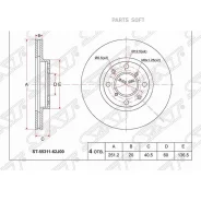 ���� ��������� (�����) Suzuki Splash 08-15 / Swift 03- SAT ST-55311-62J00 ST5531162J00 ����