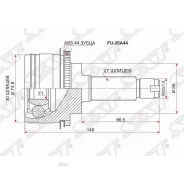 ���� �������� Subaru Impreza GF8 4WD 98- Forester SF9 SAT FU26A44 FU26A44 ����