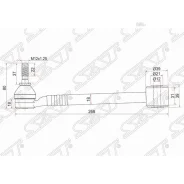 ����� �������� Toyota Crown 95-01 / Mark II 92-00 (�����) SAT ST4871022300, ������ ST4871022300 ����