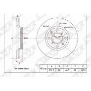 ���� ��������� ����� Suzuki Swift III ZC#/ZD#/M13A/M15A 05- SAT ST5531162J00 ST5531162J00 ����