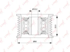 ����� �������� ���������� ����� LYNXauto PB7262 PB7262 ����