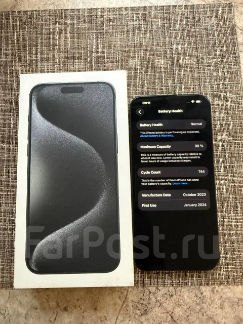Apple iPhone 15 Pro Max. �/�, 256 ��, �����, 3G, 4G LTE, 5G, Dual-SIM, NFC. ��� ����� �� ���������� ����