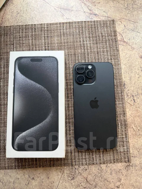 Apple iPhone 15 Pro Max. �/�, 256 ��, �����, 3G, 4G LTE, 5G, Dual-SIM, NFC. ��� ����� �� ���������� ����