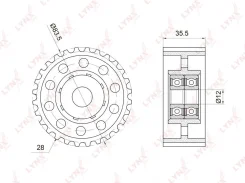 ����� �������� ����� ��� LYNXauto PB3038 PB3038 ����