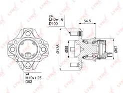 ������� ������ | ��� ����/��� | LYNXauto WH1204 WH1204 ����
