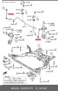 ������ ������������� �������� ������ ����� ��� Mazda CX-5, Mazda 6 mazda kd35-34-170 KD3534170 ����