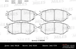 ������� ��������� �������� (����� Ceramic ����� PRO) Subaru Legacy/Outback/Tribeca 2.0-3.6 03- (TRW GDB3372) E500248 Miles E500248 E500248 ����