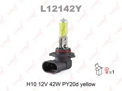 ����� H10 12V 42W PY20d Yellow LYNXauto L12142Y L12142Y ����
