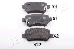 ������� ��������� �������� ������, �������� ��� OPEL Astra, OPEL Zafira, OPEL Meriva Japanparts PP-K12AF PPK12AF ����