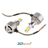 ����� LED H3 12/24V H3 36W 6000K 3800Lm �������� 2 �� [C6-18W-H3] C618WH3 ����