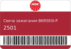 ����� ��������� BKR5EIX-P NGK 2501 ����