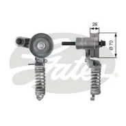 ����� �������� ��������� ������������ ��� OPEL Astra, OPEL Corsa, Chevrolet AVEO gates t38344 T38344 ����