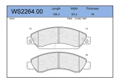 ������� ��������� �������� �������� ��� Cadillac Escalade, Chevrolet Avalanche 5.3, Chevrolet Silverado 1500 Jeenice WS2264.00 WS226400 ����