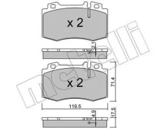 ������� ��������� �������� �������� Mercedes BENZ W203/ W211/ W220 [178Metelli2205635] 2205635 ����