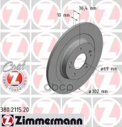���� ��������� ! ����. 302x10/36-5x114 Mitsubishi ASX/L 200 IV/Outlander III 1.6/2.0/2. [178Zimmermann380211520] 380211520 ����
