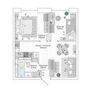 2-���������, ����� ������� 137 ���. 2. 64, 71 �����������, ����������, 42,2���.��., 18/25 ���� ����� � III ��. 2026 ����