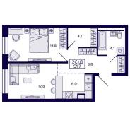 2-���������, ����� ����� ������ 96 ���. 4. �����������, ����������, 51,6���.��., 19/22 ���� ����� � II ��. 2028 ����