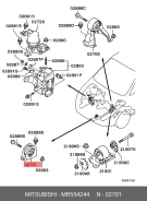 ������� ��������� �������� ��� Mitsubishi Lancer, Mitsubishi DION ��� Mitsubishi MR554244 MR554244 ����