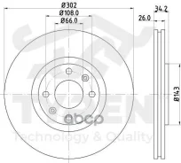 ���� ���������, �������� Citroen C4 II 11 Peugeot 308 08, 408 12 Tyren ���. TYR1017171 2 �� TYR1017171 ����