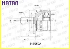 ���� ������� 3035 ABS 47 ����� ������� INKO 317050A 317050A ����