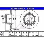 ���� ��������� BMW 1(E87) 07- ����.300x20 ��. 5 ��� ATE 24012002141 ATE 24012002141 24012002141 ����