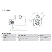 ������� PSA/FIAT Jumper/Boxer/Ducato 07- 2.5 kW Bosch 0986023120 Bosch 0986023120 0986023120 ����
