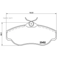 ������� ��������� LAND Rover Discovery/Range Rover Sport -04 �����. Brembo P44008 Brembo P44008 P44008 ����