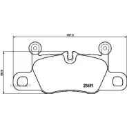 ������� ��������� Porsche 911 12- ����. Brembo P65031 Brembo P65031 P65031 ����