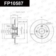 ���� ��������� PSA C3/C4 06- FAP FP10587 FAP FP10587 FP10587 ����