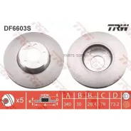 ���� ��������� BMW 3(F30) 12- �����. ����. TRW DF6603S TRW DF6603S DF6603S ����